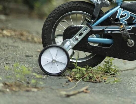 diy dirt bike training wheels