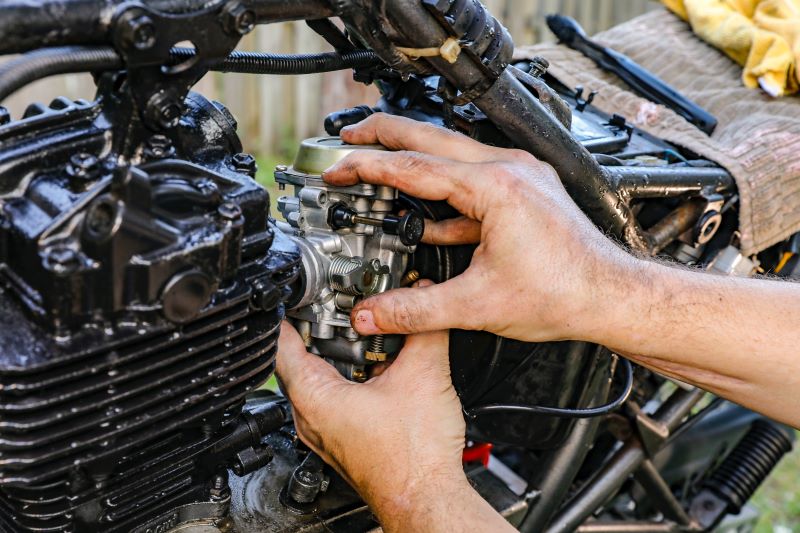 How to clean a motorcycle carburetor without removing It