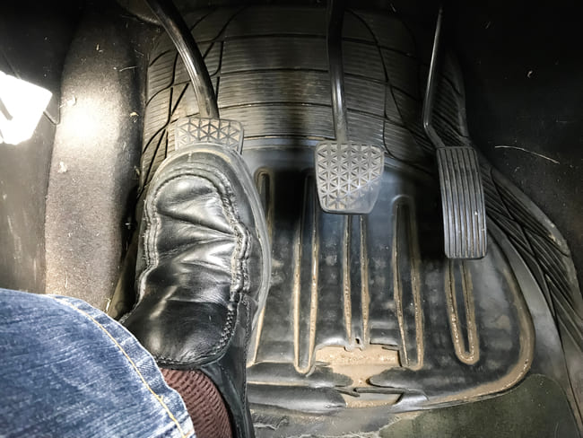  Stuck Clutch Pedal